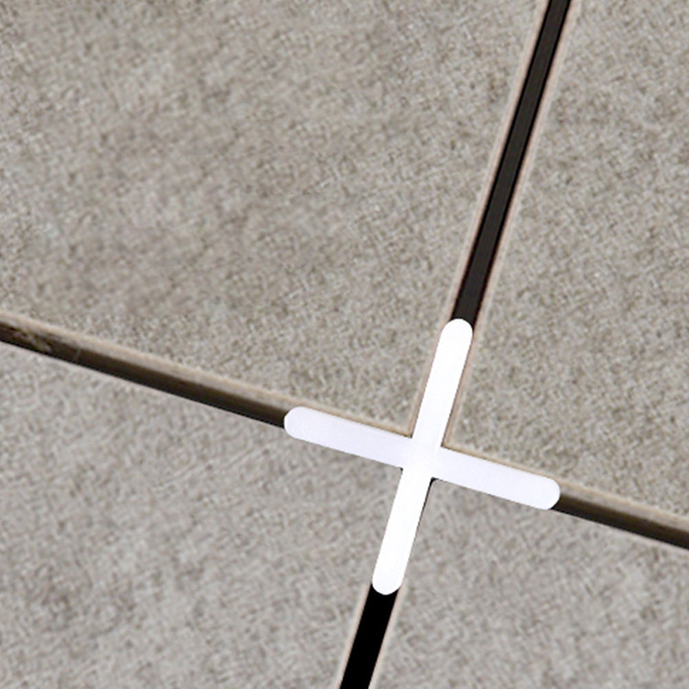 Ceramic Tile Floor - ตัวเว้นระยะกระเบื้องแบบไขว้ 1000 ชิ้น ทนทาน ใช้ซ้ำได้ อุปกรณ์ปรับระดับกระเบื้องเซรามิกสำหรับพื้น