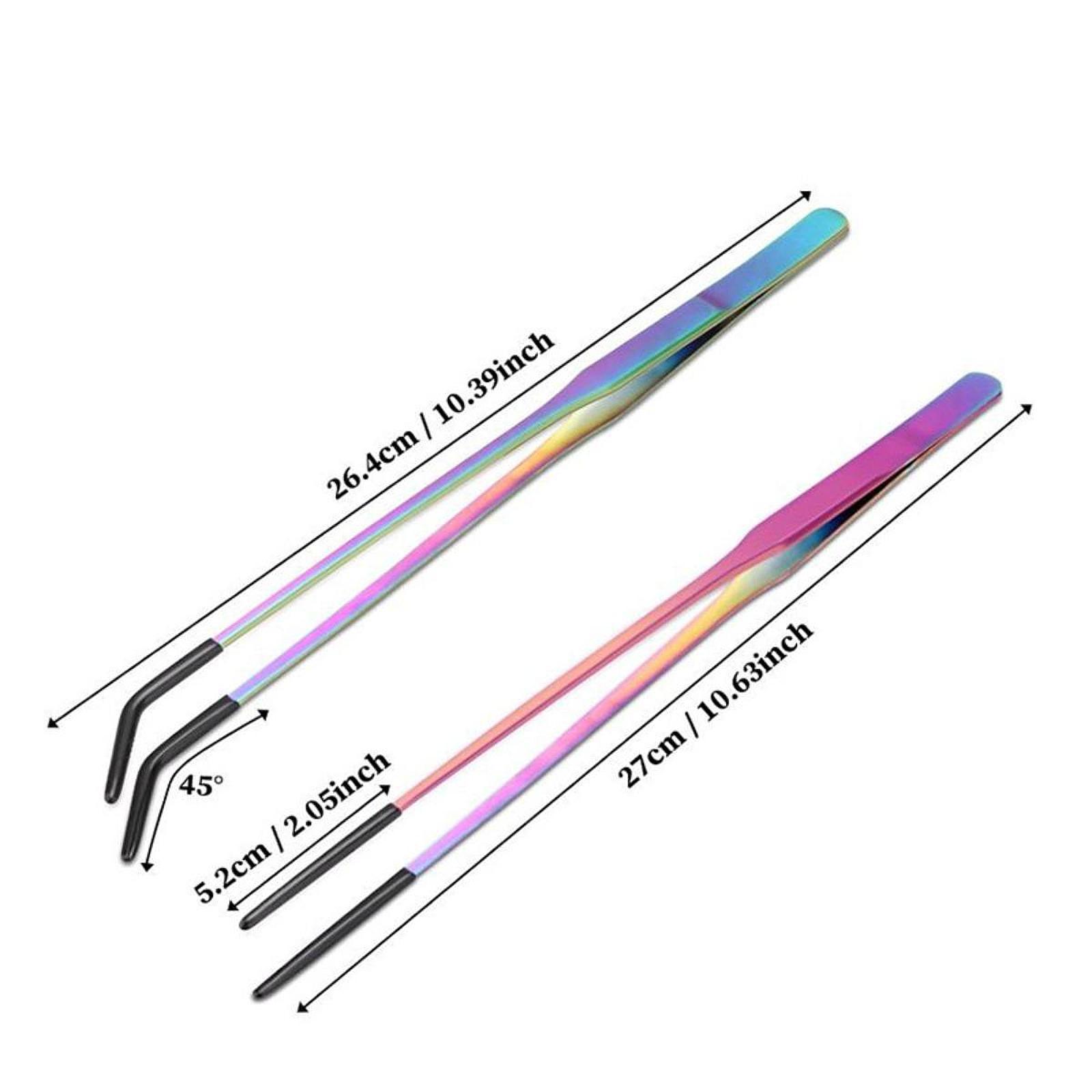Feeding Tong Stainless - แหนบสำหรับตู้ปลา แหนบสำหรับให้อาหารสัตว์เลื้อยคลาน ทนทานต่อการเกิดสนิม ปลายอ่อน ทำจากโลหะ สำหรับอุปกรณ์สำหรับสัตว์เลื้อยคลานและตู้เลี้ยงสัตว์