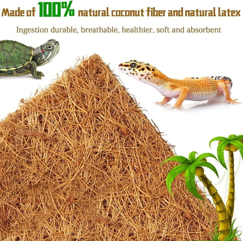 สัตว์เลื้อยคลานพรมมะพร้าวธรรมช - Substrate Coconut Fiber บทวิจารณ์และราคา
