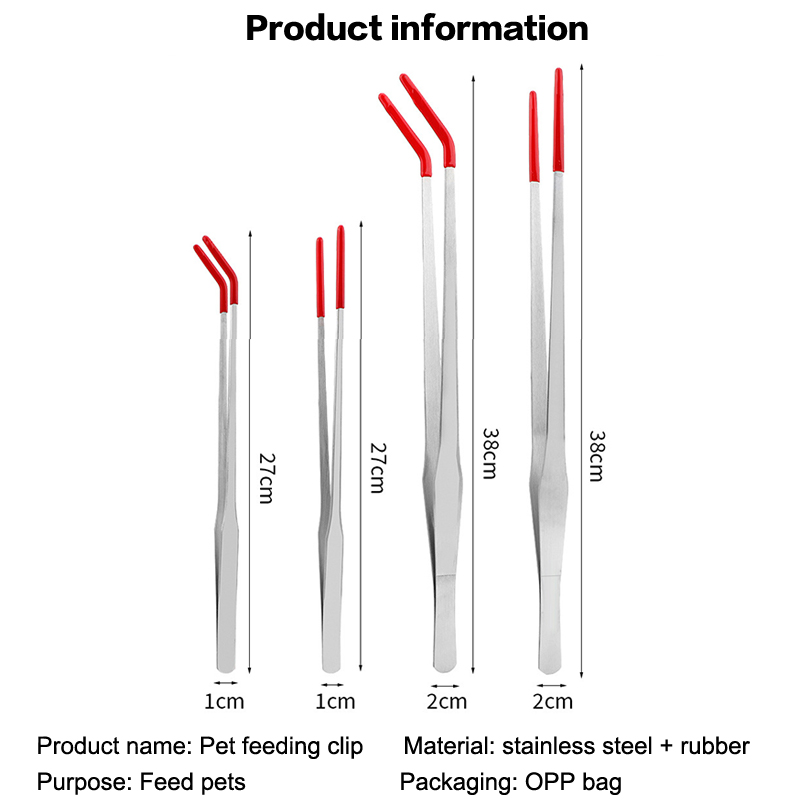 คีมป้อนอาหารสัตว์เลื้อยคลานสแต - Feeding Tong Stainless บทวิจารณ์และราคา