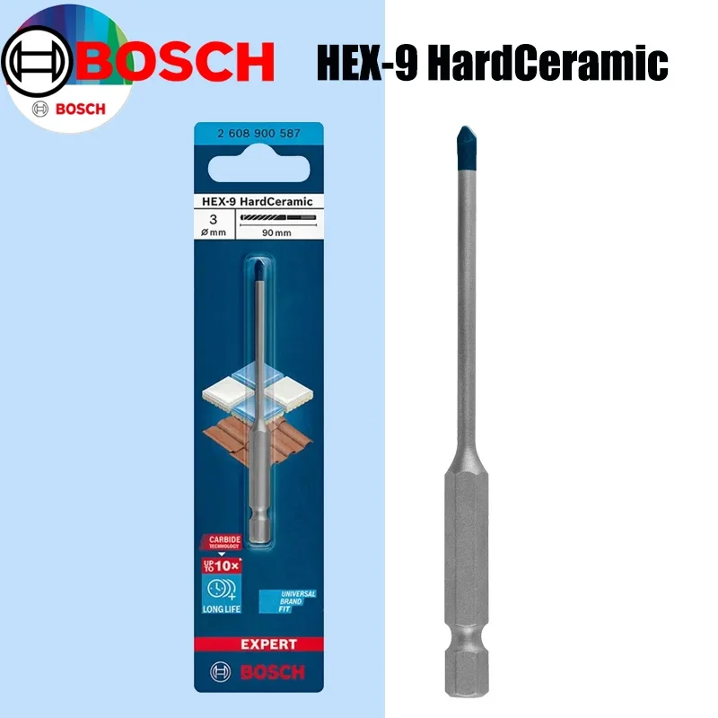ดอกสว่านเซรามิกแข็ง BOSCH Hex- - Ceramic Tile Floor บทวิจารณ์และราคา