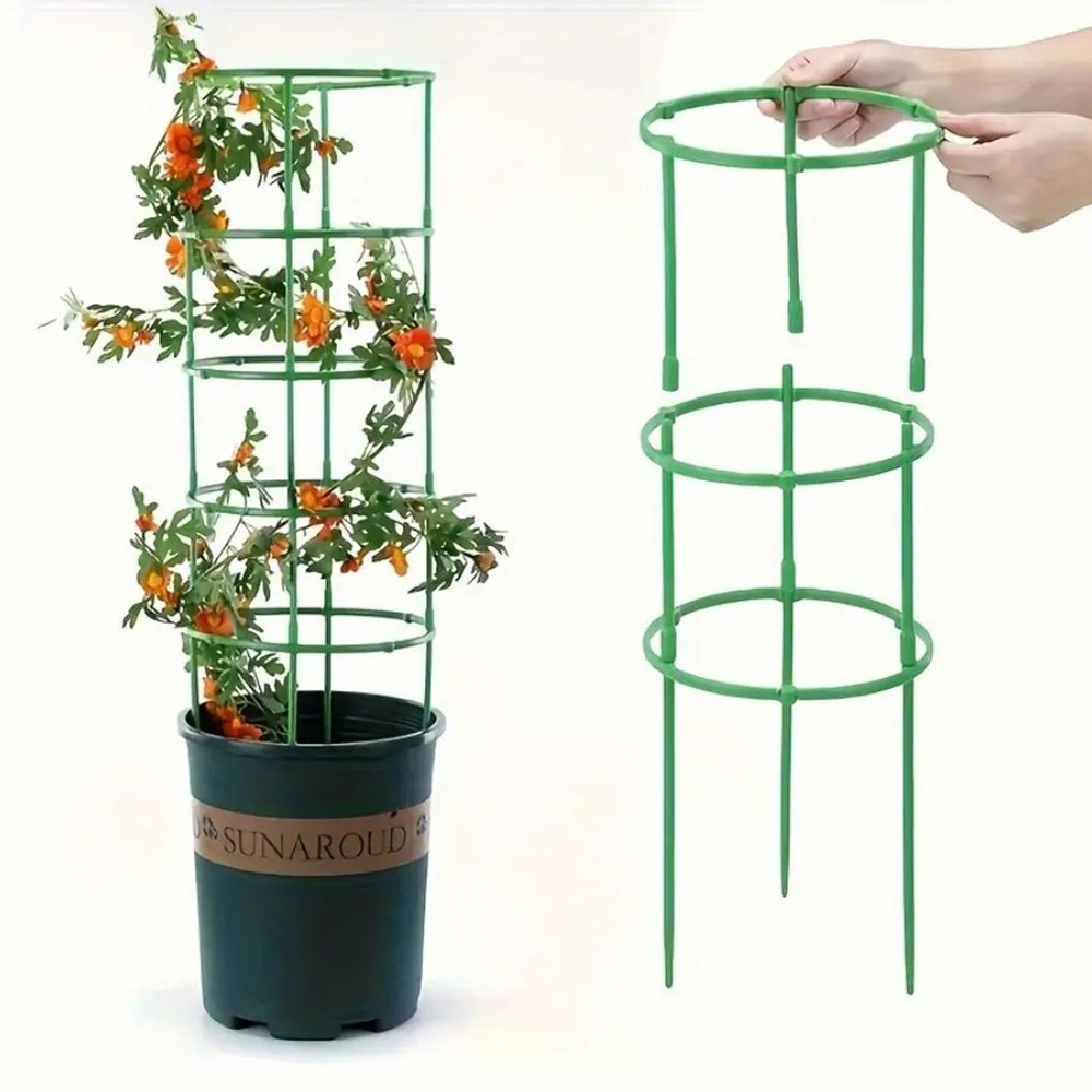 เสาค้ำต้นไม้พลาสติกครึ่งวงกลม  - Vine Climbing Plastic บทวิจารณ์และราคา