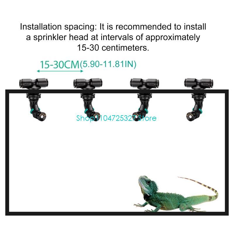 D8KF Rainforests Tanks หัวฉีดส - Misting Nozzle Reptile บทวิจารณ์และราคา